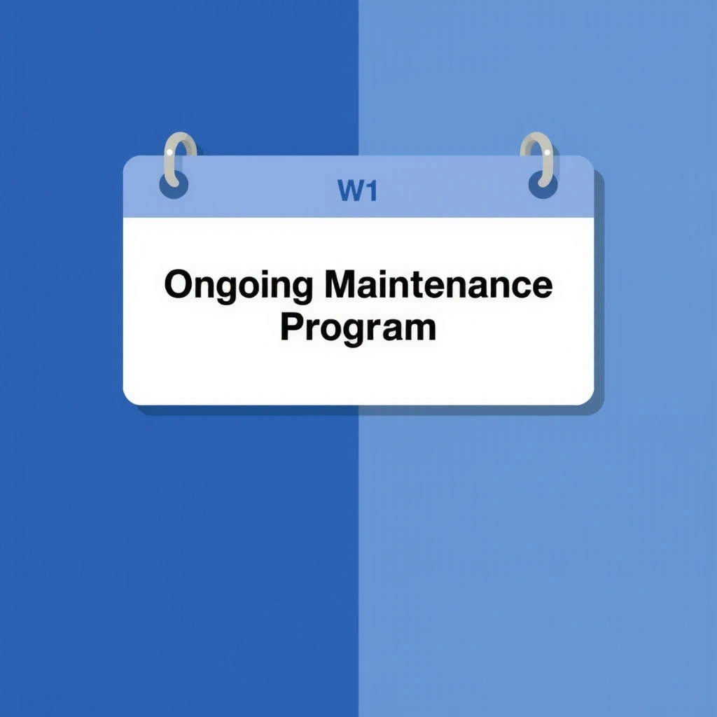 Ongoing maintenance cleaning program