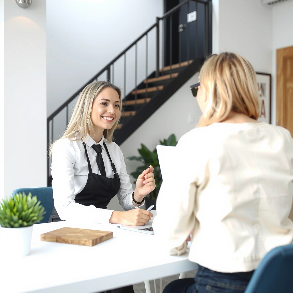 Professional cleaning service consultation